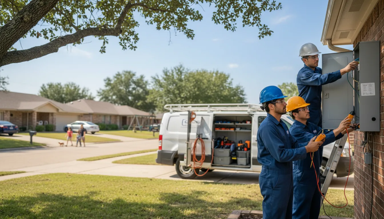 Certified electrician providing emergency electrical services in Edward, NC